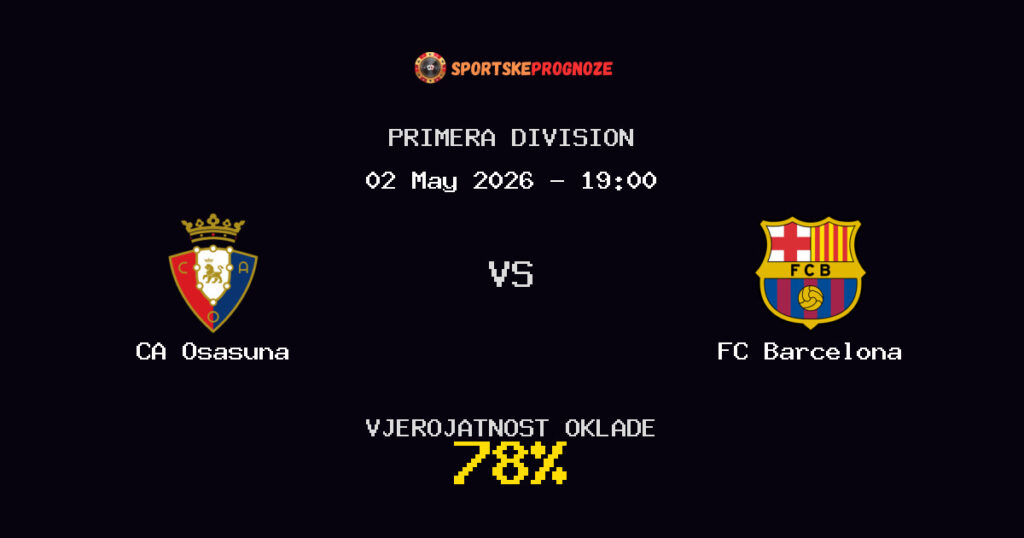 CA Osasuna vs FC Barcelona Predviđanje Utakmice - Primera Division - Savjeti za Klađenje
