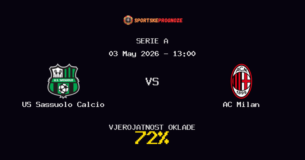 US Sassuolo Calcio vs AC Milan Predviđanje Utakmice - Serie A - Savjeti za Klađenje
