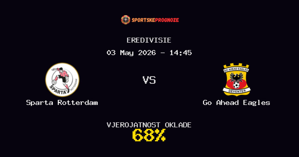 Sparta Rotterdam vs Go Ahead Eagles Predviđanje Utakmice - Eredivisie - Savjeti za Klađenje