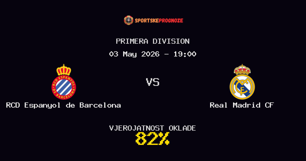 RCD Espanyol de Barcelona vs Real Madrid CF Predviđanje Utakmice - Primera Division - Savjeti za Klađenje
