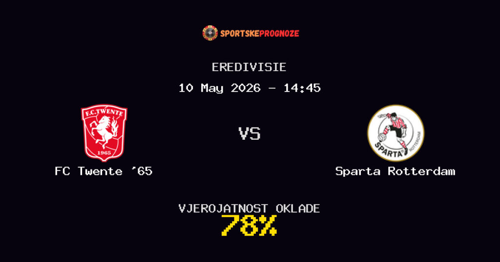 FC Twente '65 vs Sparta Rotterdam Predviđanje Utakmice - Eredivisie - Savjeti za Klađenje