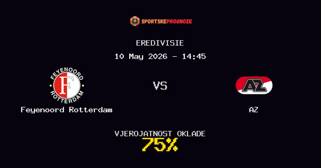 Feyenoord Rotterdam vs AZ Predviđanje Utakmice - Eredivisie - Savjeti za Klađenje