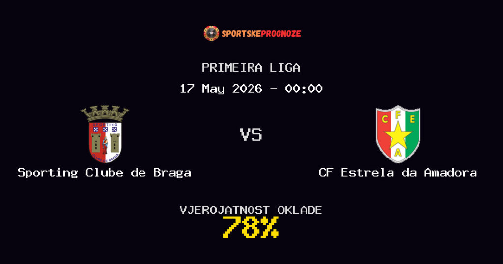 Sporting Clube de Braga vs CF Estrela da Amadora Predviđanje Utakmice - Primeira Liga - Savjeti za Klađenje