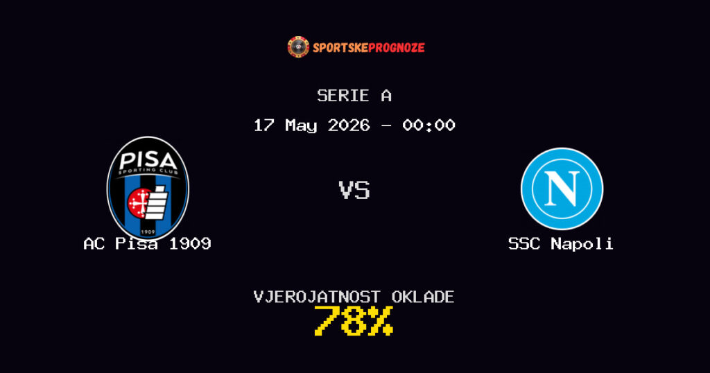 AC Pisa 1909 vs SSC Napoli Predviđanje Utakmice - Serie A - Savjeti za Klađenje