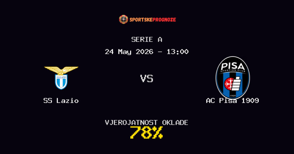 SS Lazio vs AC Pisa 1909 Predviđanje Utakmice - Serie A - Savjeti za Klađenje