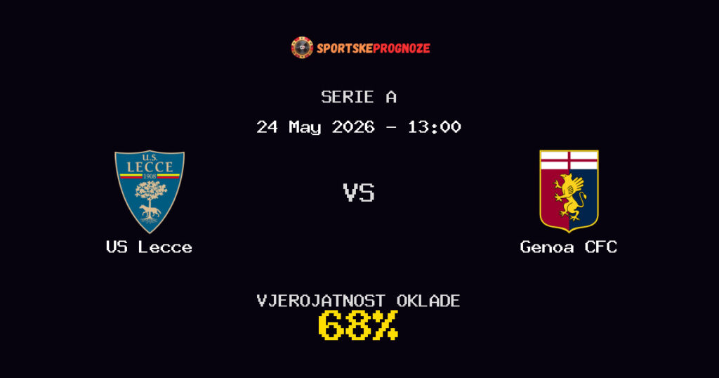 US Lecce vs Genoa CFC Predviđanje Utakmice - Serie A - Savjeti za Klađenje