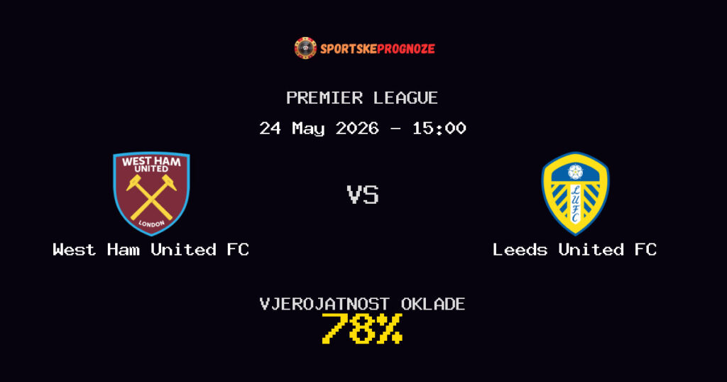 West Ham United FC vs Leeds United FC Predviđanje Utakmice - Premier League - Savjeti za Klađenje
