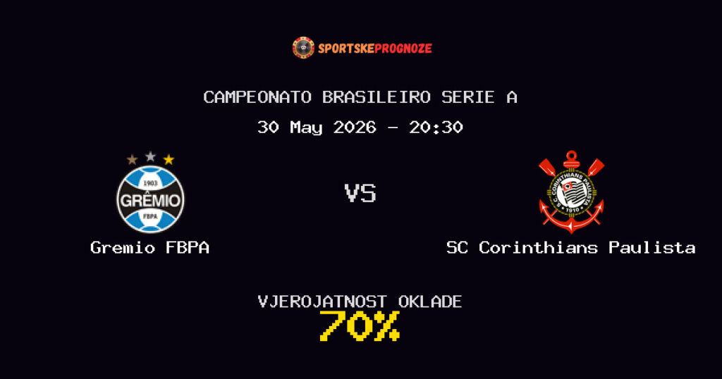 Gremio FBPA vs SC Corinthians Paulista Predviđanje Utakmice - Campeonato Brasileiro Serie A - Savjeti za Klađenje
