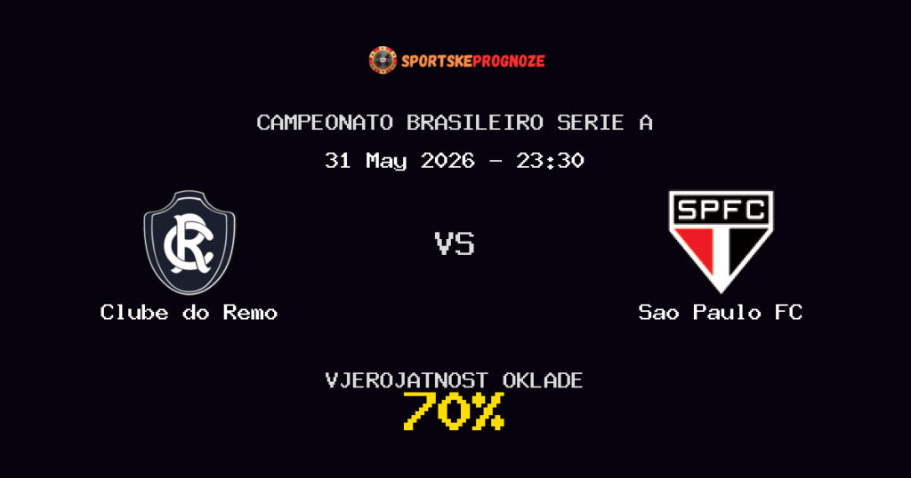 Clube do Remo vs Sao Paulo FC Predviđanje Utakmice - Campeonato Brasileiro Serie A - Savjeti za Klađenje