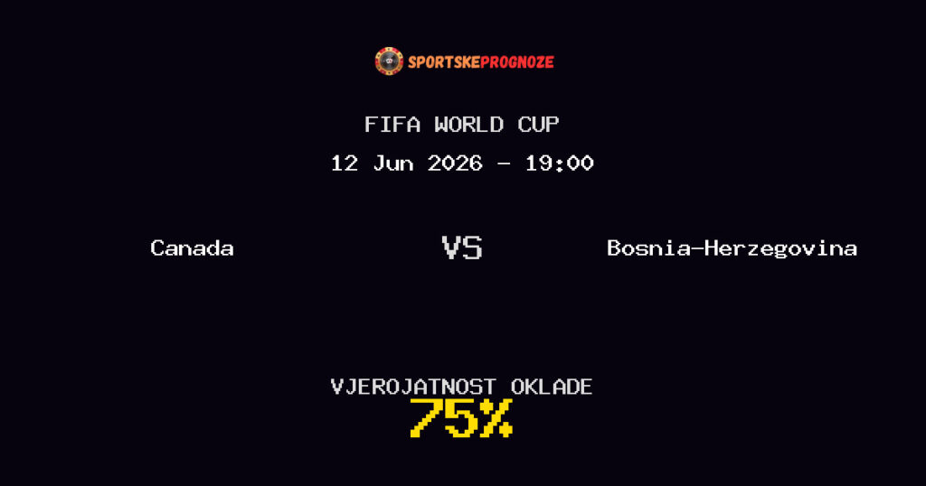 Canada vs Bosnia-Herzegovina Predviđanje Utakmice - FIFA World Cup - Savjeti za Klađenje