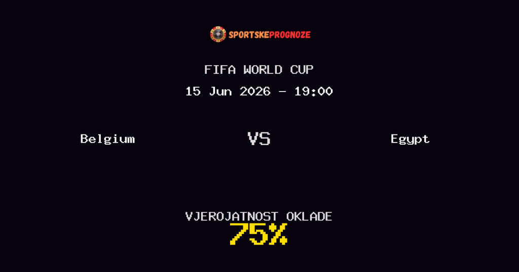 Belgium vs Egypt Predviđanje Utakmice - FIFA World Cup - Savjeti za Klađenje