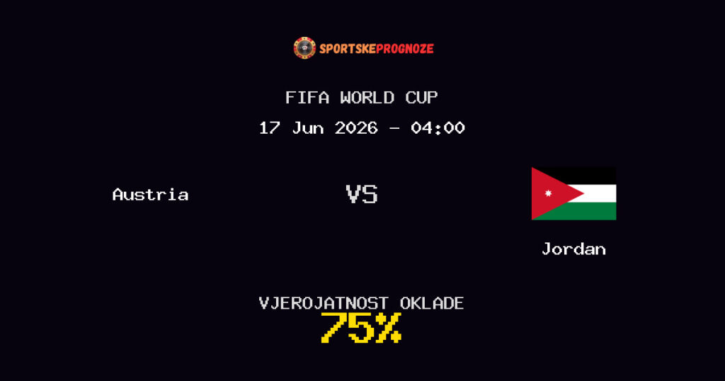 Austria vs Jordan Predviđanje Utakmice - FIFA World Cup - Savjeti za Klađenje
