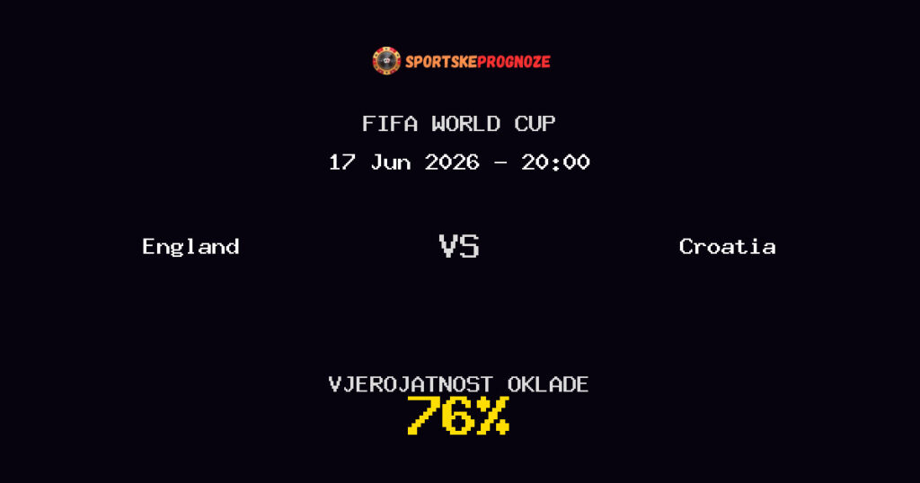 England vs Croatia Predviđanje Utakmice - FIFA World Cup - Savjeti za Klađenje