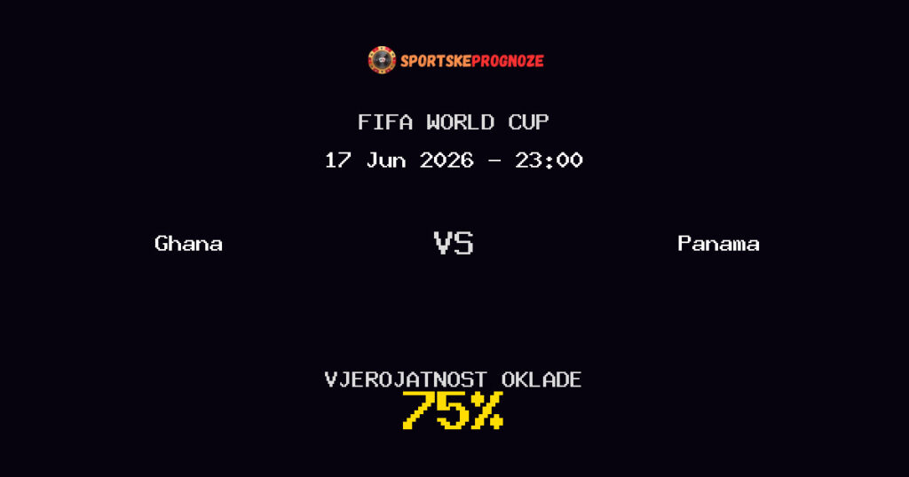 Ghana vs Panama Predviđanje Utakmice - FIFA World Cup - Savjeti za Klađenje