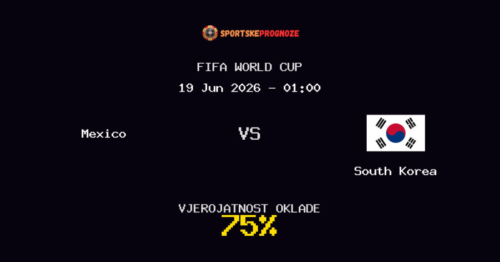 Mexico vs South Korea Predviđanje Utakmice - FIFA World Cup - Savjeti za Klađenje