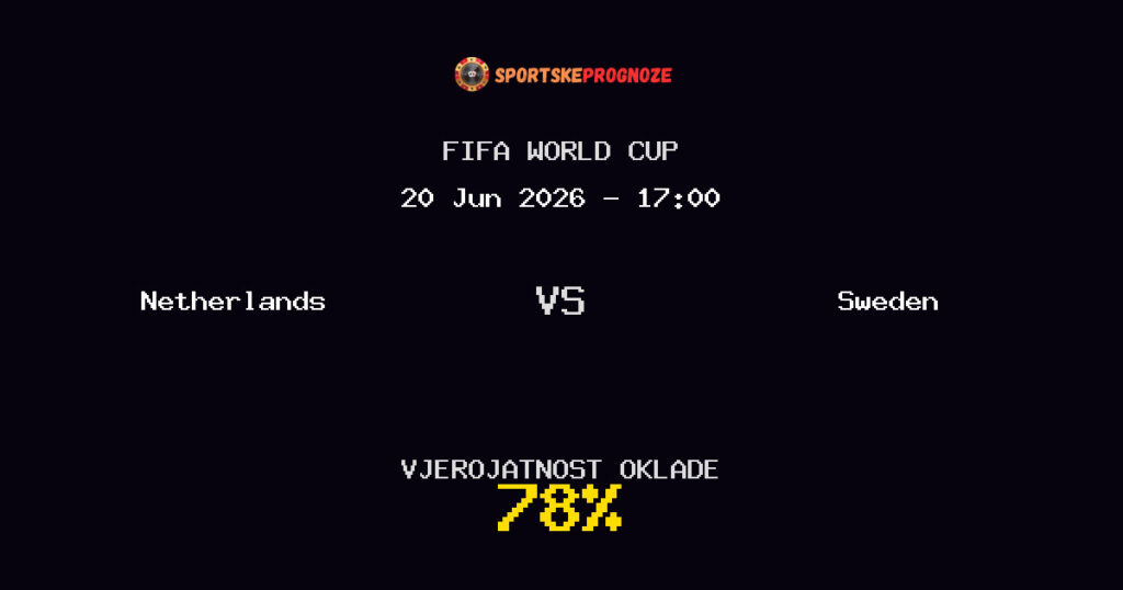 Netherlands vs Sweden Predviđanje Utakmice - FIFA World Cup - Savjeti za Klađenje