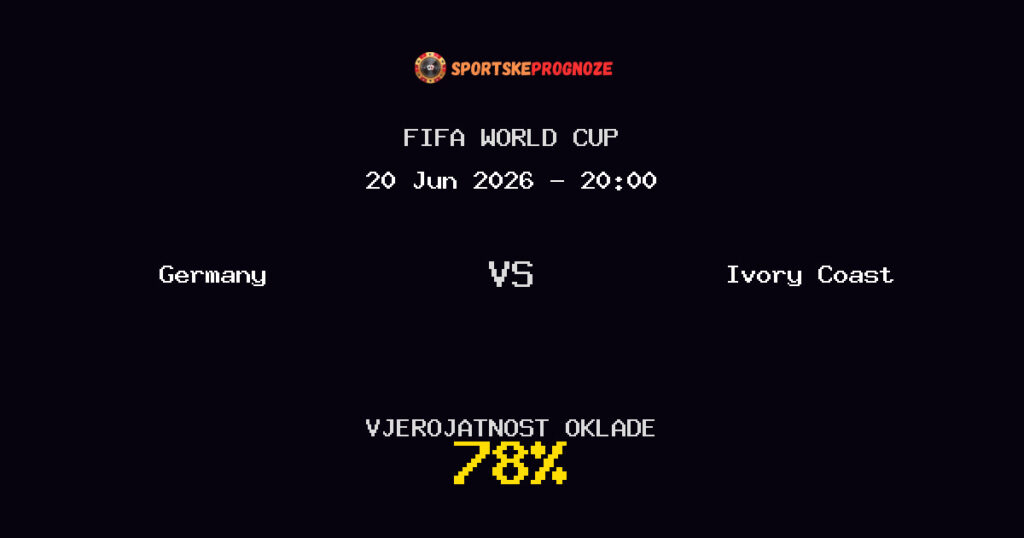 Germany vs Ivory Coast Predviđanje Utakmice - FIFA World Cup - Savjeti za Klađenje