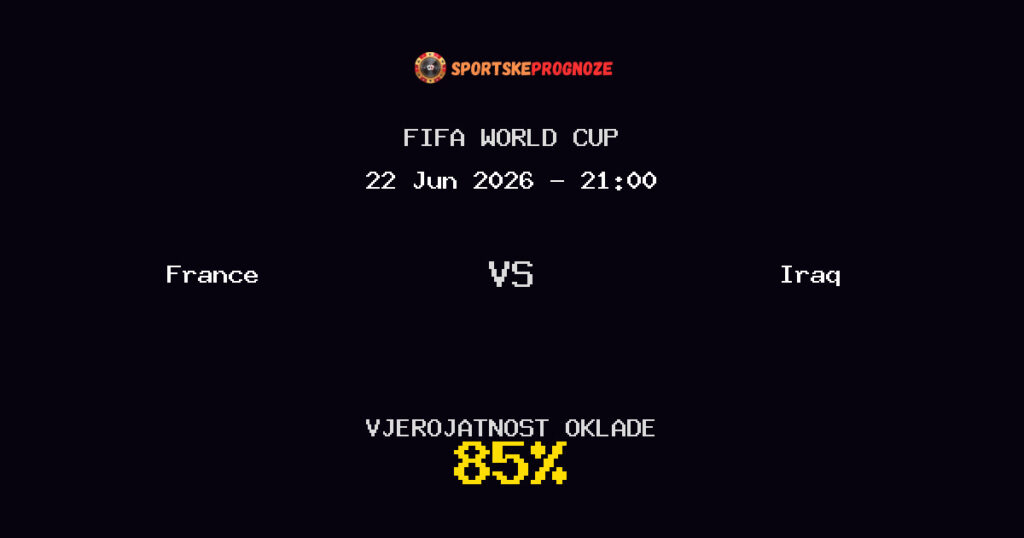 France vs Iraq Predviđanje Utakmice - FIFA World Cup - Savjeti za Klađenje