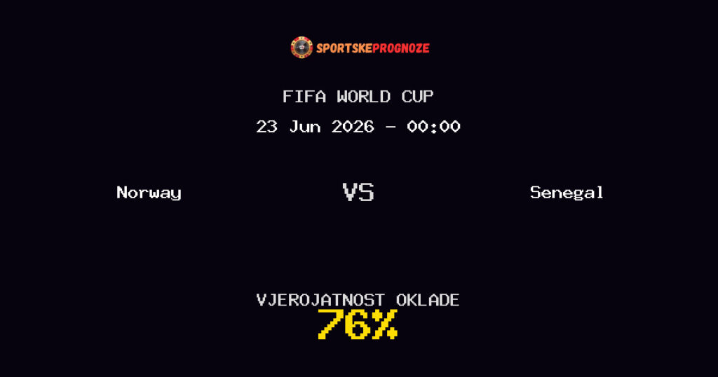 Norway vs Senegal Predviđanje Utakmice - FIFA World Cup - Savjeti za Klađenje