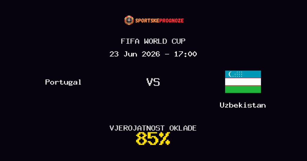 Portugal vs Uzbekistan Predviđanje Utakmice - FIFA World Cup - Savjeti za Klađenje