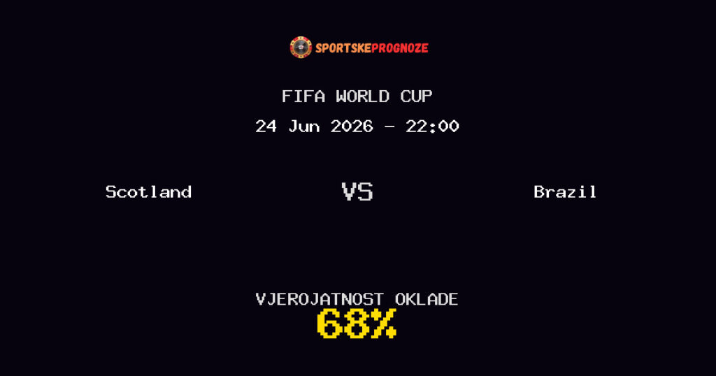 Scotland vs Brazil Predviđanje Utakmice - FIFA World Cup - Savjeti za Klađenje