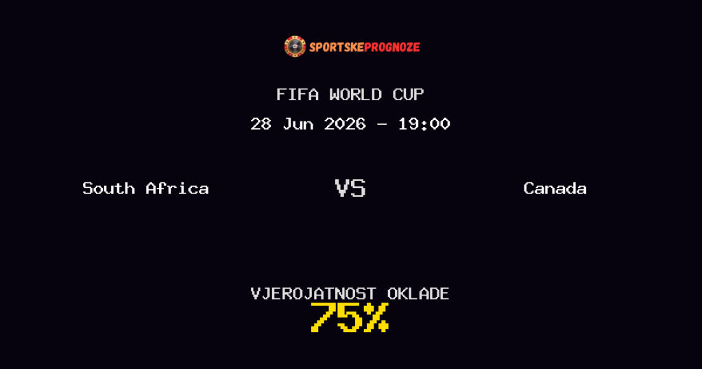 South Africa vs Canada Predviđanje Utakmice - FIFA World Cup - Savjeti za Klađenje