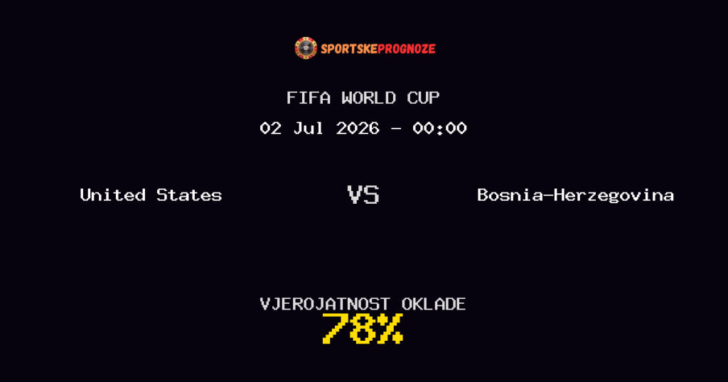 United States vs Bosnia-Herzegovina Predviđanje Utakmice - FIFA World Cup - Savjeti za Klađenje