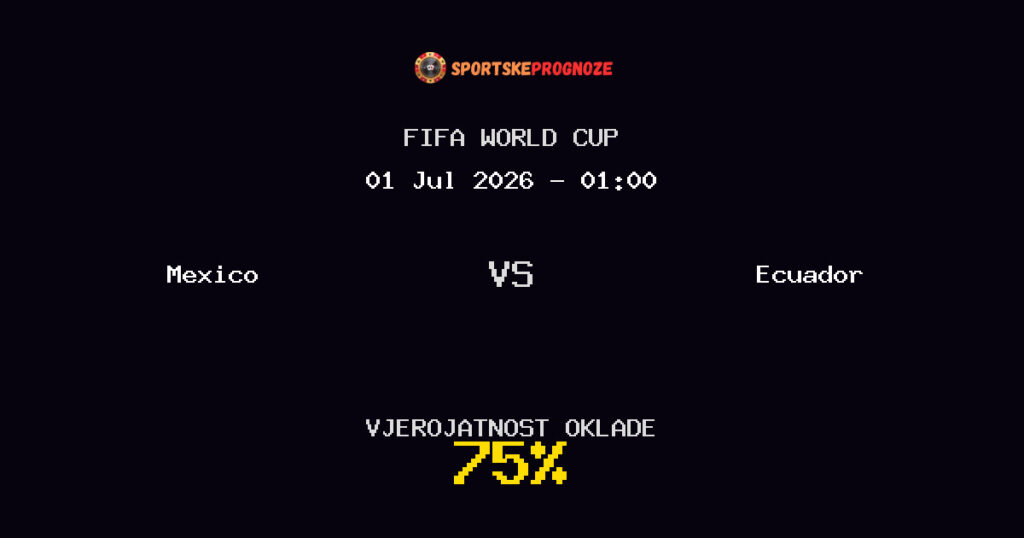 Mexico vs Ecuador Predviđanje Utakmice - FIFA World Cup - Savjeti za Klađenje