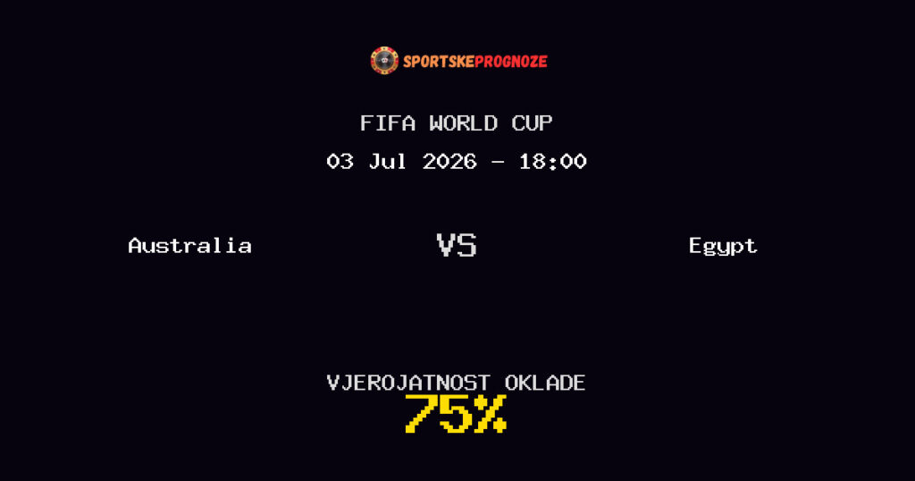 Australia vs Egypt Predviđanje Utakmice - FIFA World Cup - Savjeti za Klađenje