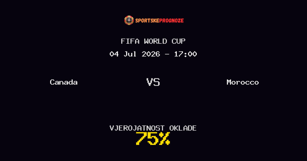 Canada vs Morocco Predviđanje Utakmice - FIFA World Cup - Savjeti za Klađenje