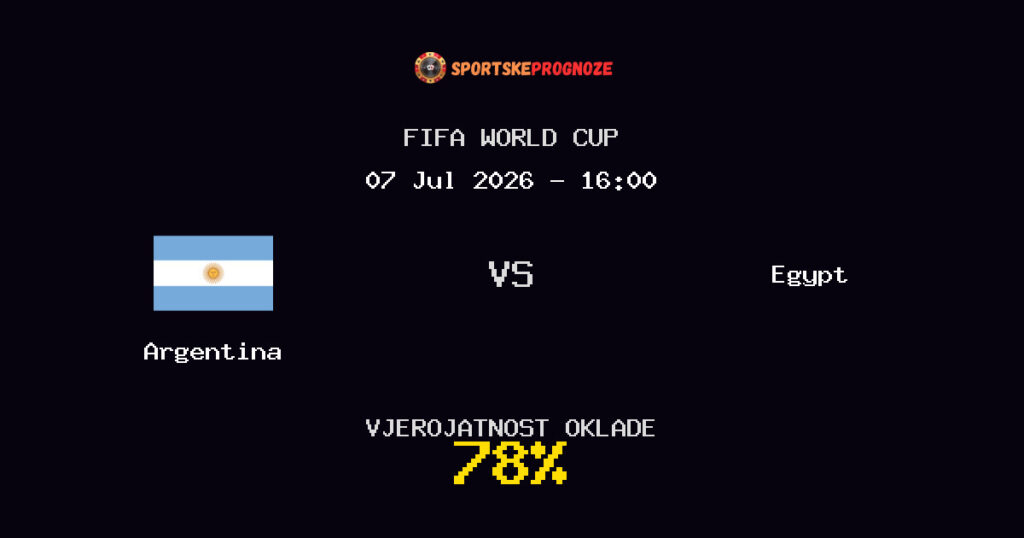 Argentina vs Egypt Predviđanje Utakmice - FIFA World Cup - Savjeti za Klađenje