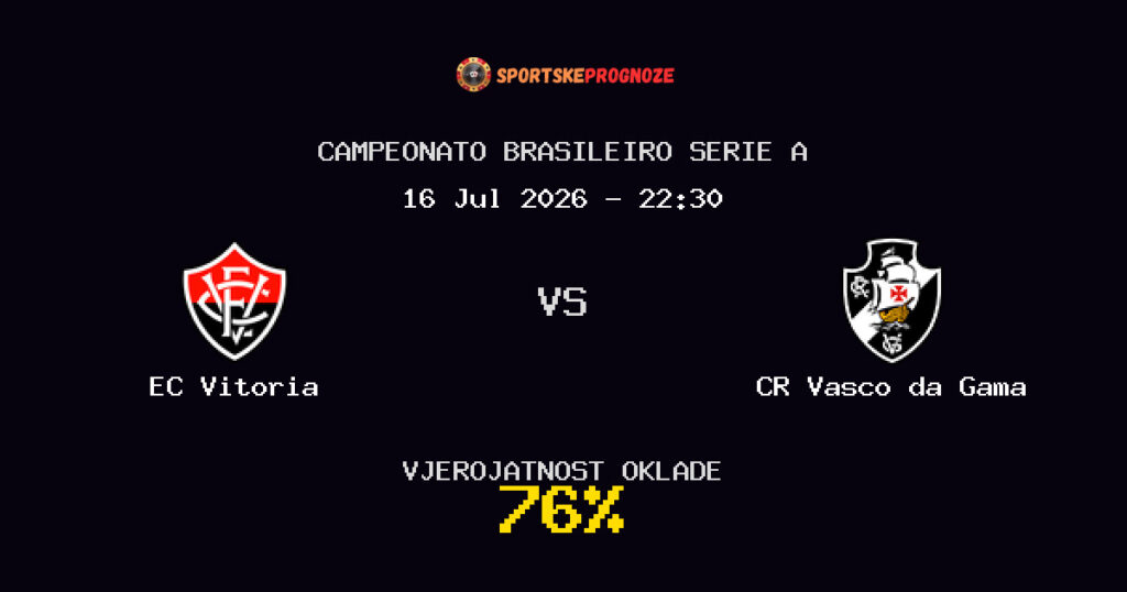 EC Vitoria vs CR Vasco da Gama Predviđanje Utakmice - Campeonato Brasileiro Serie A - Savjeti za Klađenje