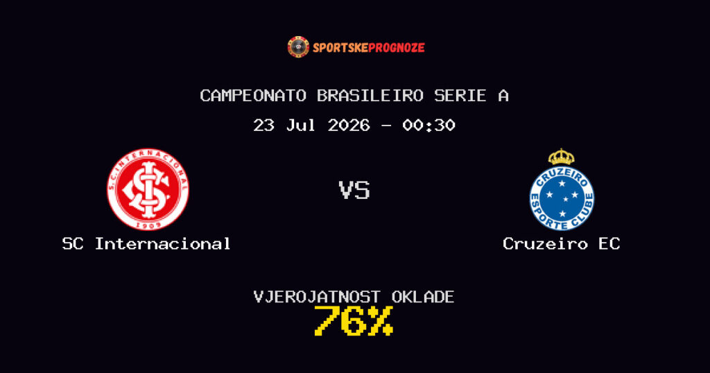 SC Internacional vs Cruzeiro EC Predviđanje Utakmice - Campeonato Brasileiro Serie A - Savjeti za Klađenje