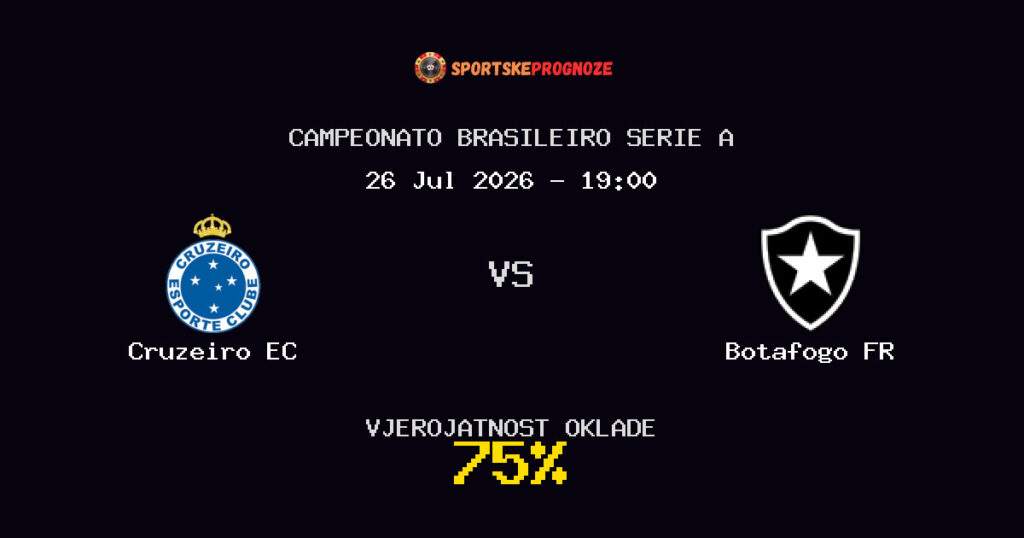 Cruzeiro EC vs Botafogo FR Predviđanje Utakmice - Campeonato Brasileiro Serie A - Savjeti za Klađenje