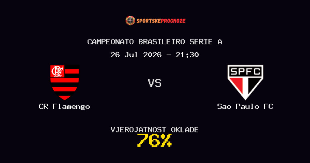 CR Flamengo vs Sao Paulo FC Predviđanje Utakmice - Campeonato Brasileiro Serie A - Savjeti za Klađenje