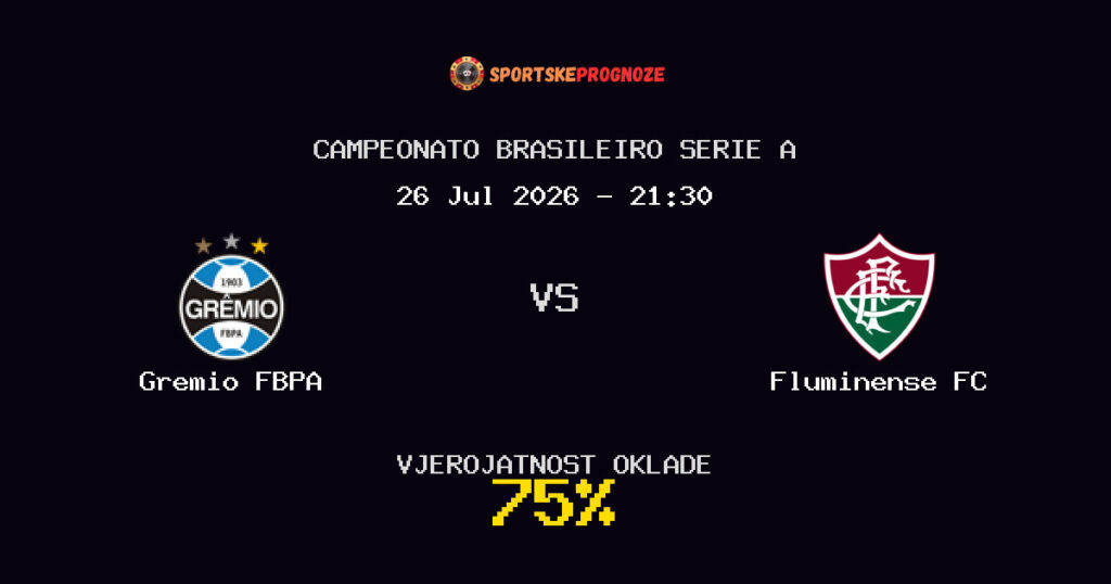Gremio FBPA vs Fluminense FC Predviđanje Utakmice - Campeonato Brasileiro Serie A - Savjeti za Klađenje