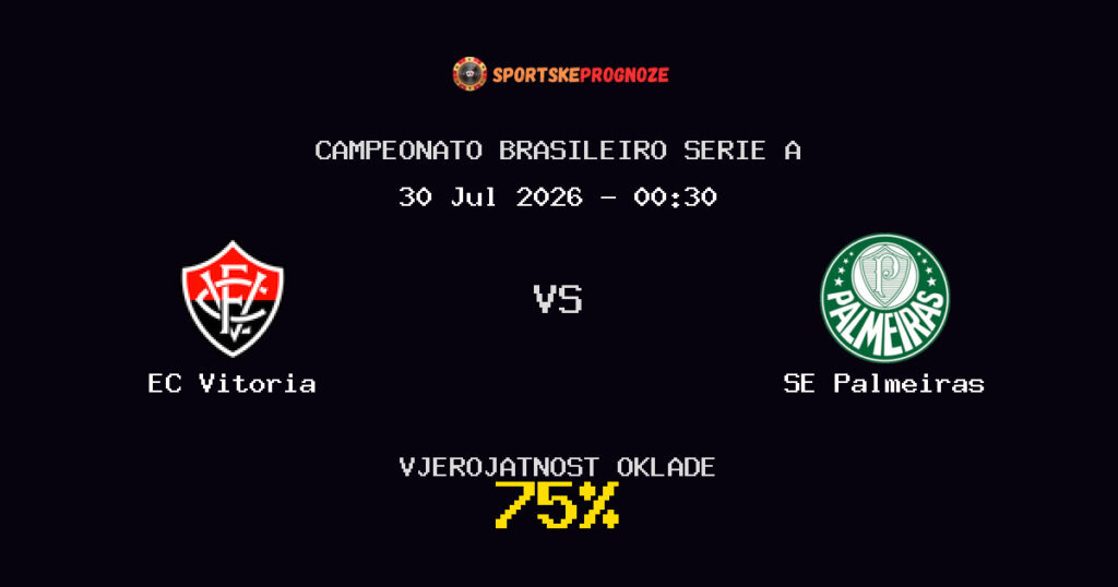 EC Vitoria vs SE Palmeiras Predviđanje Utakmice - Campeonato Brasileiro Serie A - Savjeti za Klađenje