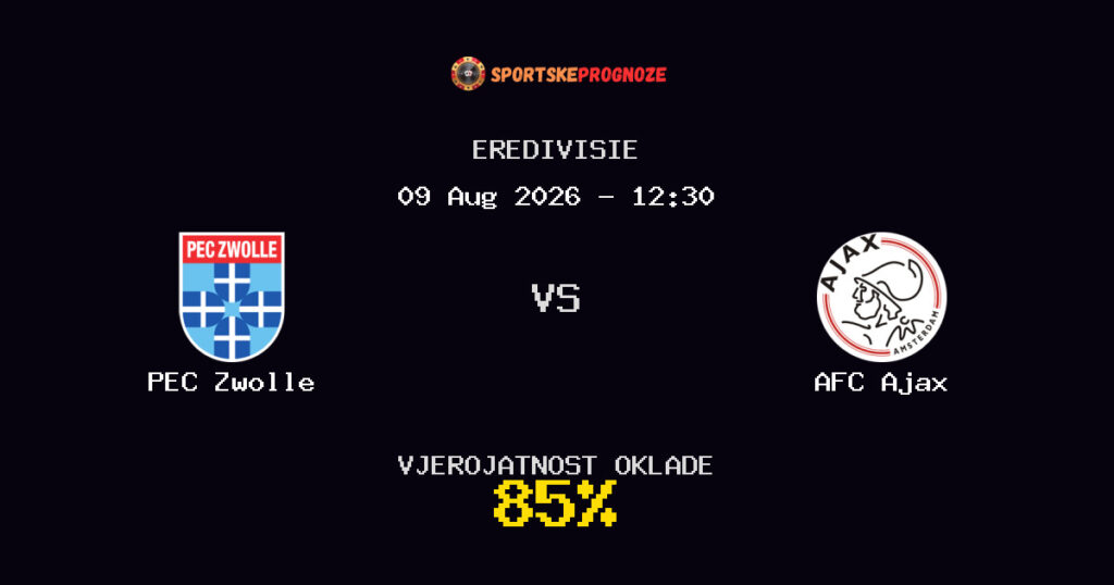 PEC Zwolle vs AFC Ajax Predviđanje Utakmice - Eredivisie - Savjeti za Klađenje