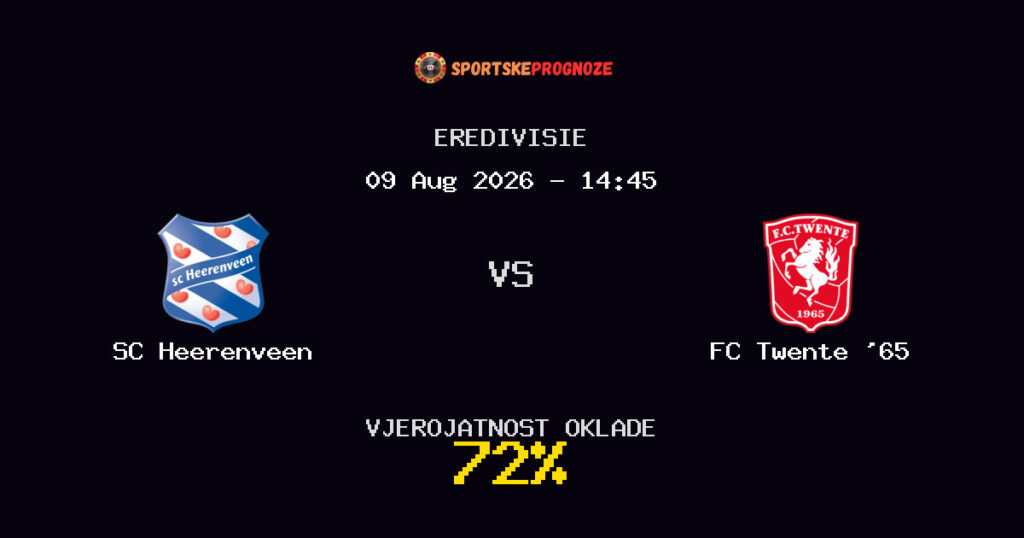 SC Heerenveen vs FC Twente '65 Predviđanje Utakmice - Eredivisie - Savjeti za Klađenje