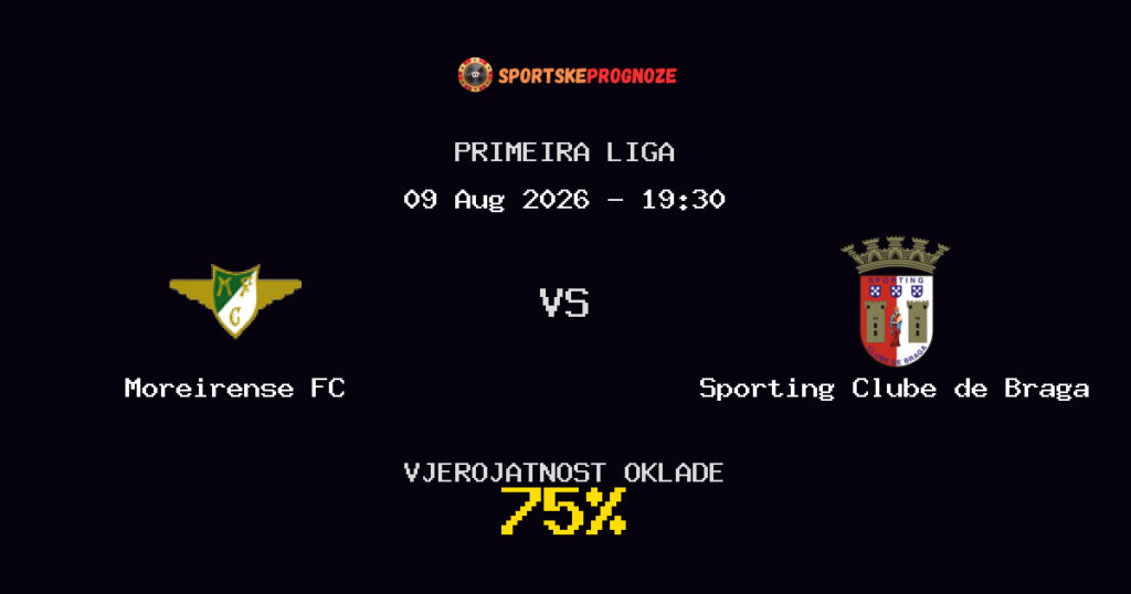 Moreirense FC vs Sporting Clube de Braga Predviđanje Utakmice - Primeira Liga - Savjeti za Klađenje