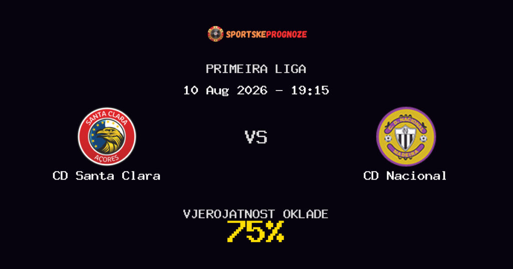 CD Santa Clara vs CD Nacional Predviđanje Utakmice - Primeira Liga - Savjeti za Klađenje