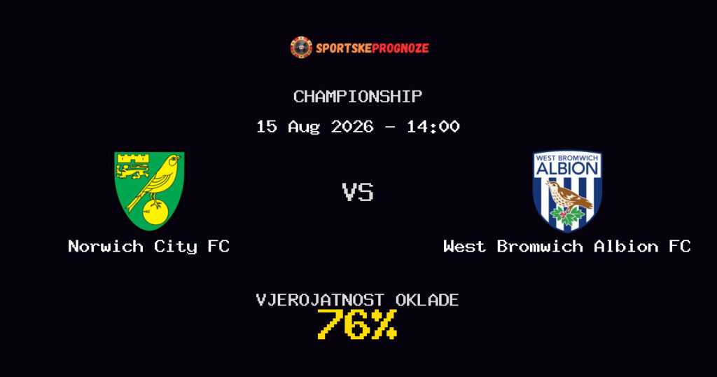 Norwich City FC vs West Bromwich Albion FC Predviđanje Utakmice - Championship - Savjeti za Klađenje