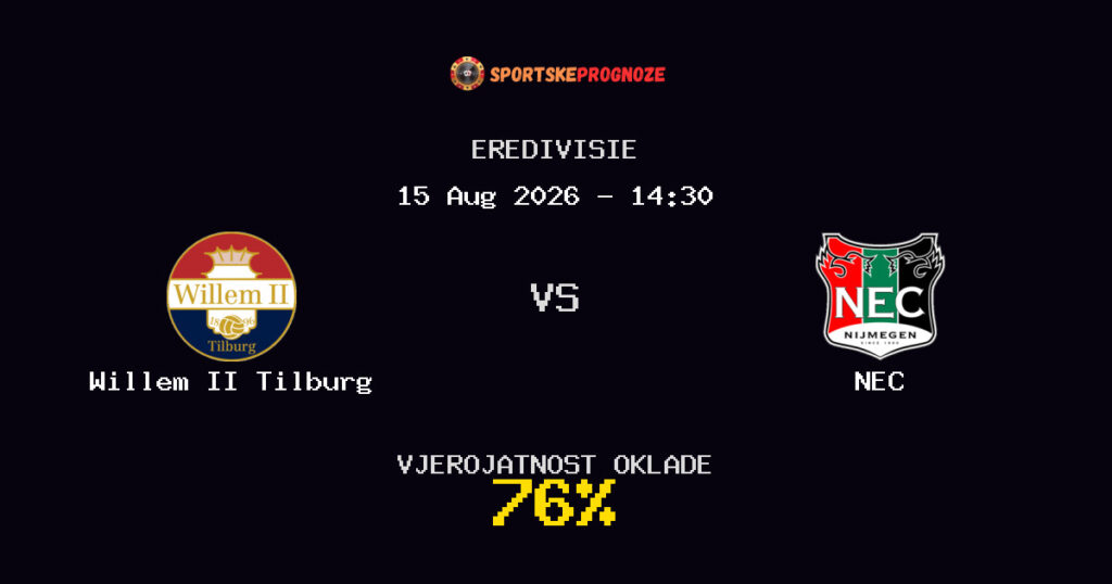 Willem II Tilburg vs NEC Predviđanje Utakmice - Eredivisie - Savjeti za Klađenje