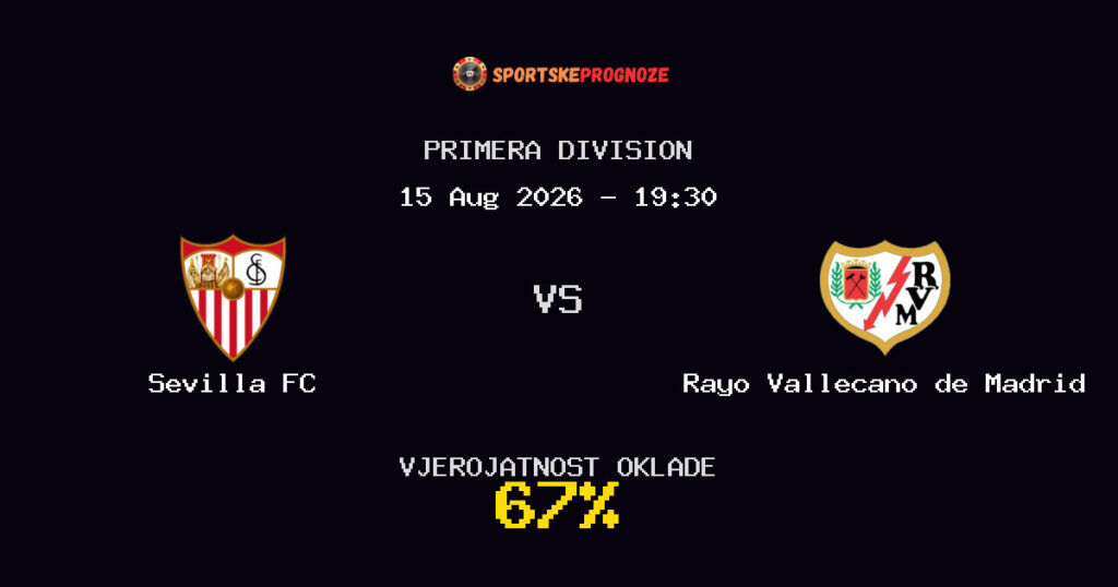 Sevilla FC vs Rayo Vallecano de Madrid Predviđanje Utakmice - Primera Division - Savjeti za Klađenje