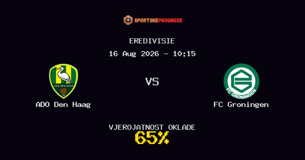 ADO Den Haag vs FC Groningen Predviđanje Utakmice - Eredivisie - Savjeti za Klađenje