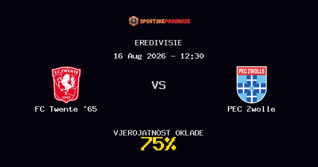 FC Twente '65 vs PEC Zwolle Predviđanje Utakmice - Eredivisie - Savjeti za Klađenje