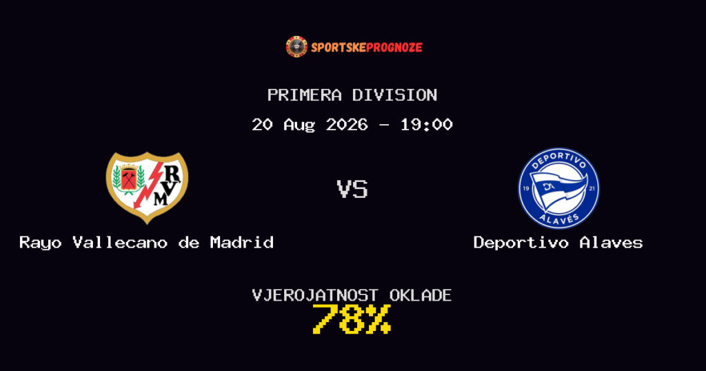 Rayo Vallecano de Madrid vs Deportivo Alaves Predviđanje Utakmice - Primera Division - Savjeti za Klađenje