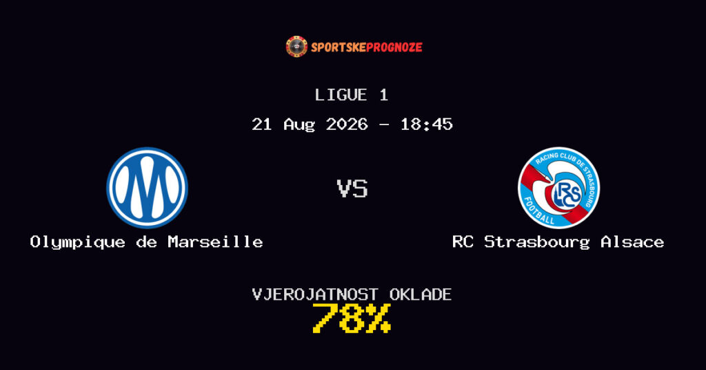 Olympique de Marseille vs RC Strasbourg Alsace Predviđanje Utakmice - Ligue 1 - Savjeti za Klađenje