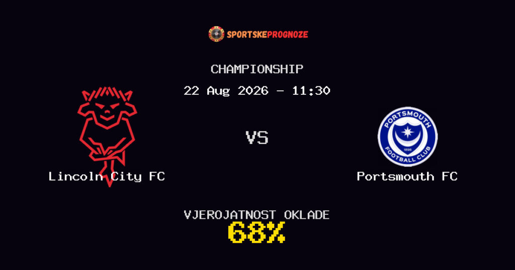 Lincoln City FC vs Portsmouth FC Predviđanje Utakmice - Championship - Savjeti za Klađenje