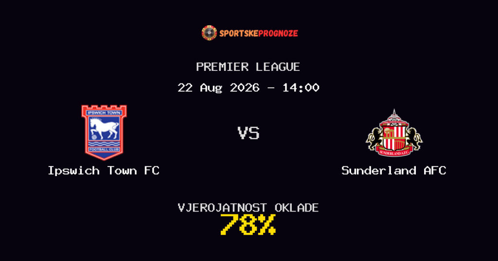 Ipswich Town FC vs Sunderland AFC Predviđanje Utakmice - Premier League - Savjeti za Klađenje